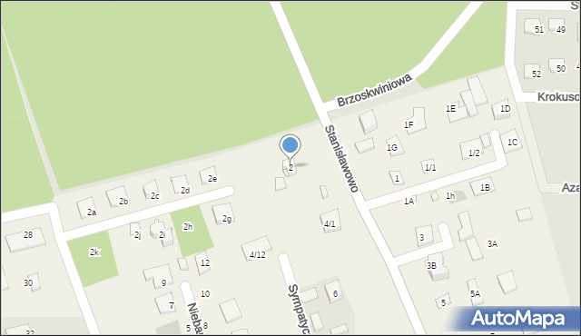 Stanisławowo, Stanisławowo, 2, mapa Stanisławowo