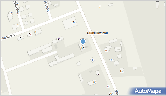 Stanisławowo, Stanisławowo, 6a, mapa Stanisławowo