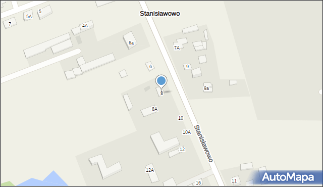 Stanisławowo, Stanisławowo, 8, mapa Stanisławowo