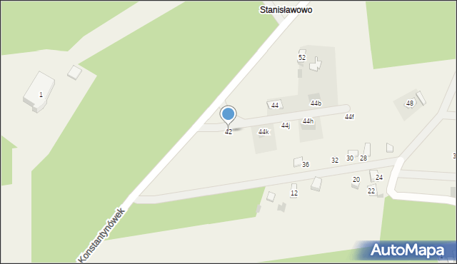 Stanisławowo, Stanisławowo, 42, mapa Stanisławowo