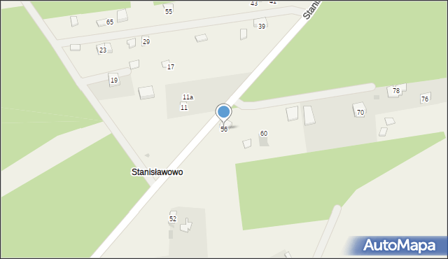 Stanisławowo, Stanisławowo, 56, mapa Stanisławowo