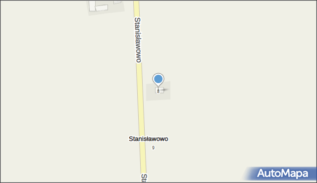 Stanisławowo, Stanisławowo, 8, mapa Stanisławowo