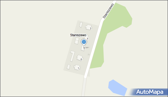 Staniszewo, Staniszewo, 5, mapa Staniszewo