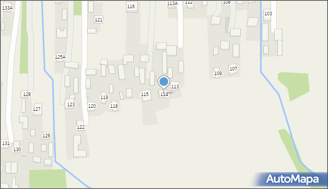 Staniszewskie, Staniszewskie, 114, mapa Staniszewskie