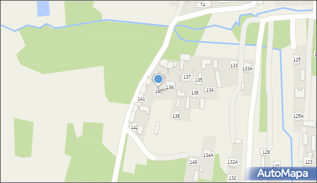 Staniszewskie, Staniszewskie, 140, mapa Staniszewskie