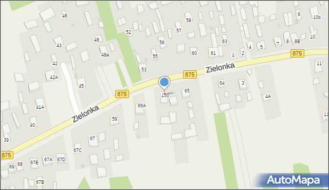 Staniszewskie, Staniszewskie, 150, mapa Staniszewskie