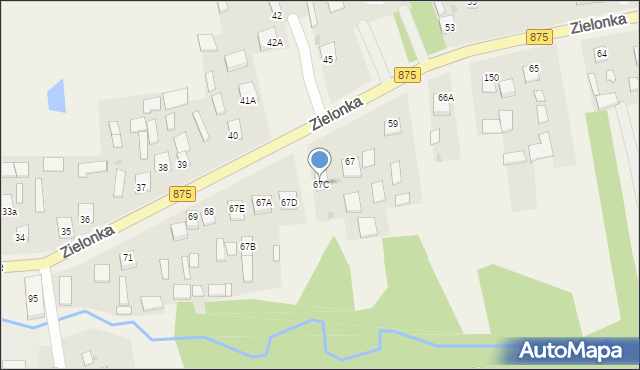 Staniszewskie, Staniszewskie, 67C, mapa Staniszewskie