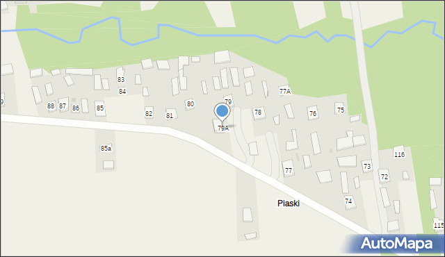 Staniszewskie, Staniszewskie, 79A, mapa Staniszewskie