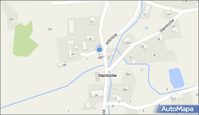 Staniszów, Staniszów, 18B, mapa Staniszów