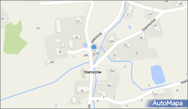 Staniszów, Staniszów, 22, mapa Staniszów