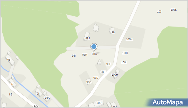 Staniszów, Staniszów, 98G, mapa Staniszów