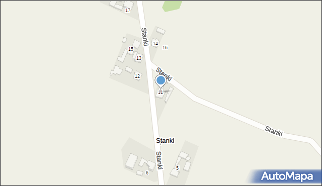 Stanki, Stanki, 11, mapa Stanki