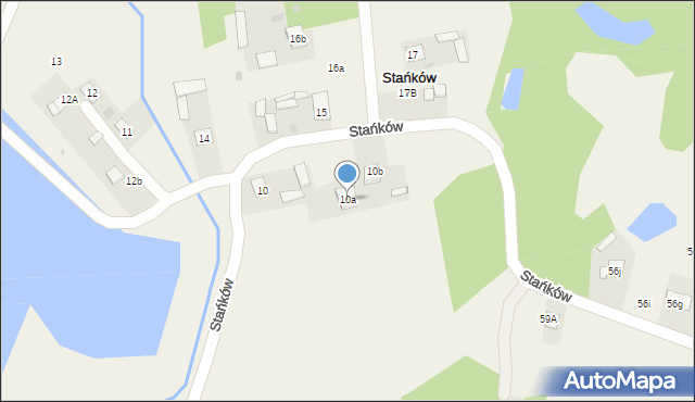 Stańków, Stańków, 10a, mapa Stańków