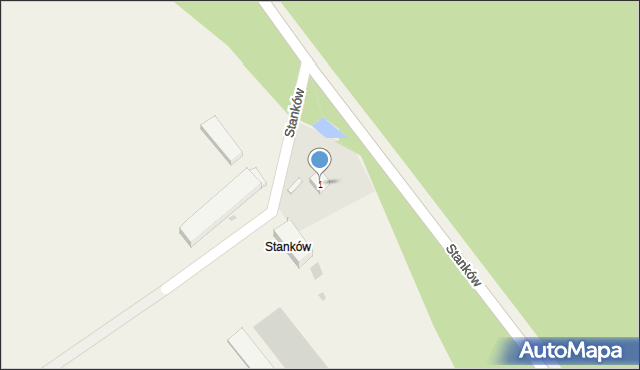 Stanków, Stanków, 1, mapa Stanków