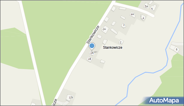 Stankowicze, Stankowicze, 1A, mapa Stankowicze