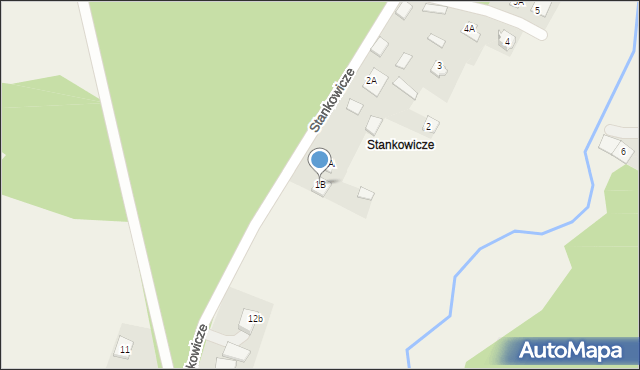 Stankowicze, Stankowicze, 1B, mapa Stankowicze