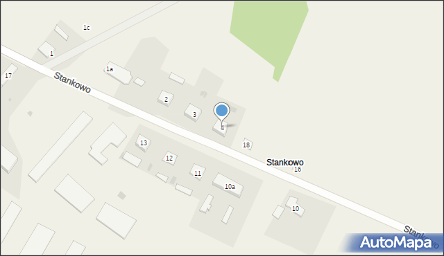 Stankowo, Stankowo, 4, mapa Stankowo