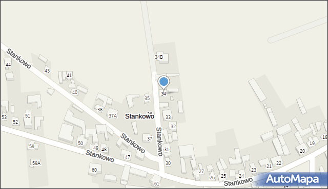 Stankowo, Stankowo, 34, mapa Stankowo