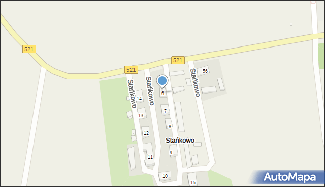 Stańkowo, Stańkowo, 6, mapa Stańkowo