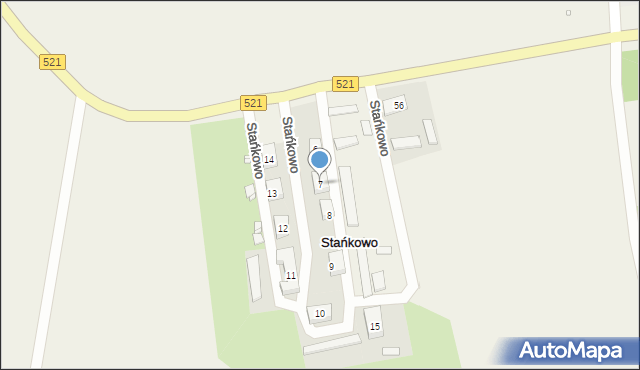 Stańkowo, Stańkowo, 7, mapa Stańkowo