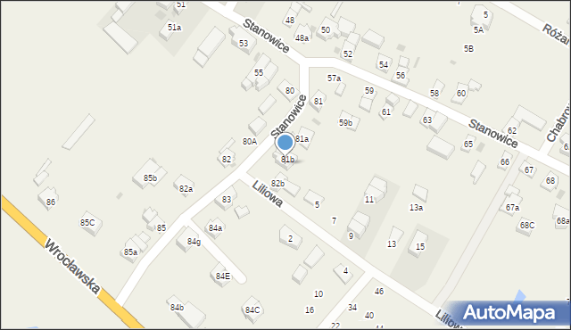 Stanowice, Stanowice, 81c, mapa Stanowice