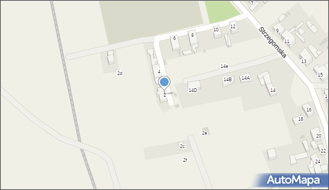 Stanowice, Strzegomska, 2, mapa Stanowice