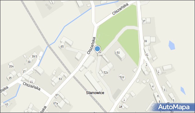 Stanowice, Strzegomska, 52a, mapa Stanowice