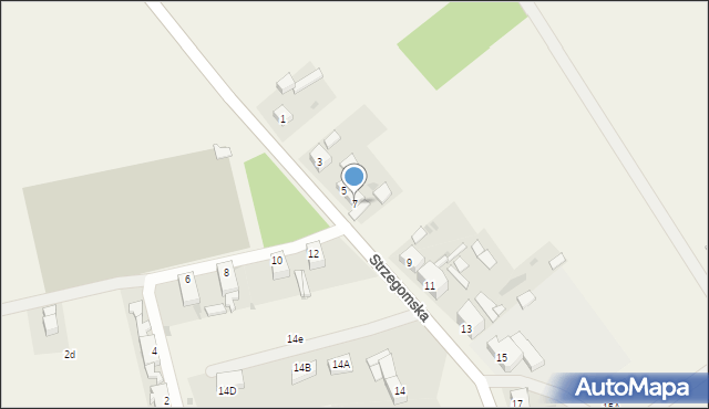 Stanowice, Strzegomska, 7, mapa Stanowice