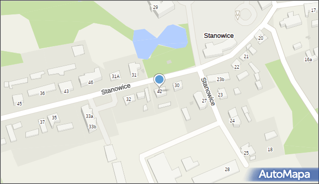 Stanowice, Stanowice, 42, mapa Stanowice