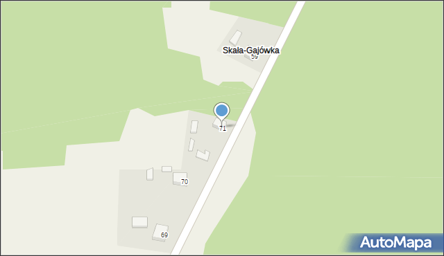 Stanowiska, Stanowiska, 71, mapa Stanowiska