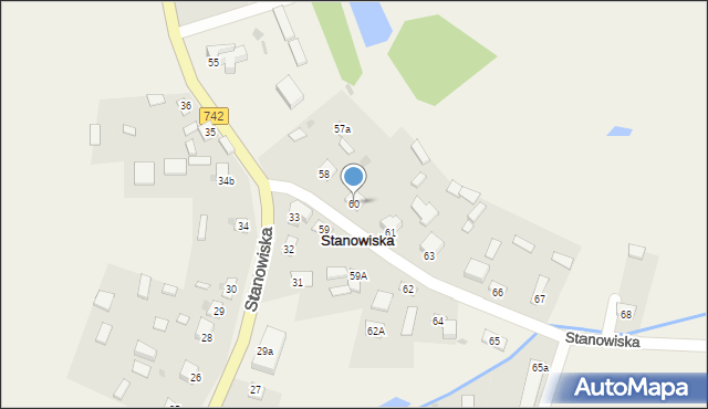 Stanowiska, Stanowiska, 60, mapa Stanowiska