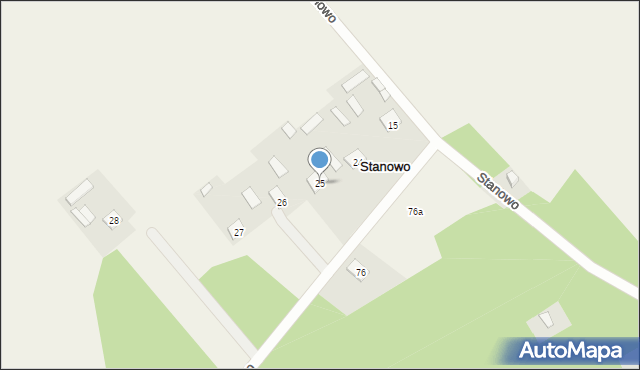 Stanowo, Stanowo, 25, mapa Stanowo