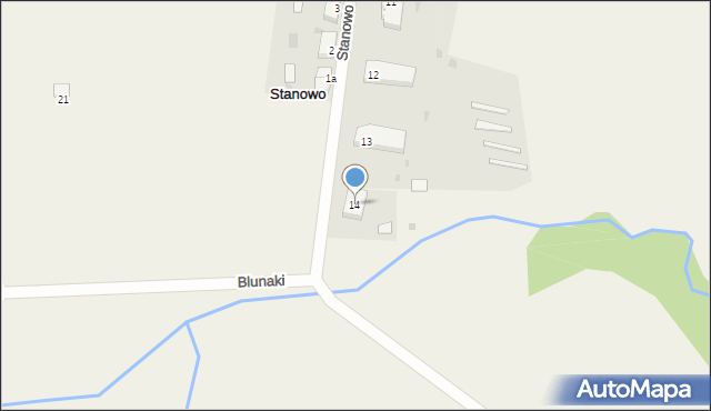 Stanowo, Stanowo, 14, mapa Stanowo