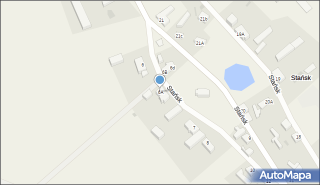 Stańsk, Stańsk, 6A, mapa Stańsk