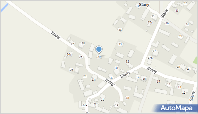 Stany, Stany, 29, mapa Stany