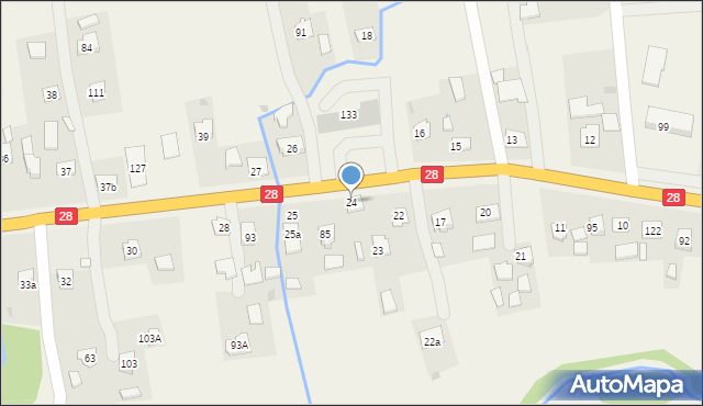 Stara Bircza, Stara Bircza, 24, mapa Stara Bircza