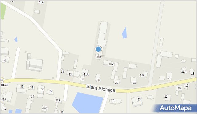 Stara Błotnica, Stara Błotnica, 30a, mapa Stara Błotnica