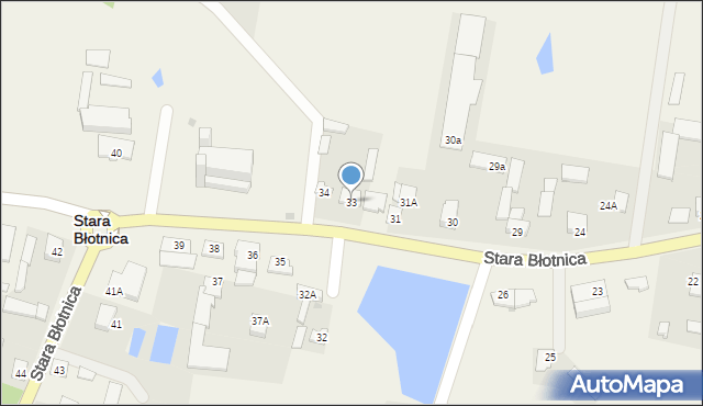 Stara Błotnica, Stara Błotnica, 33, mapa Stara Błotnica