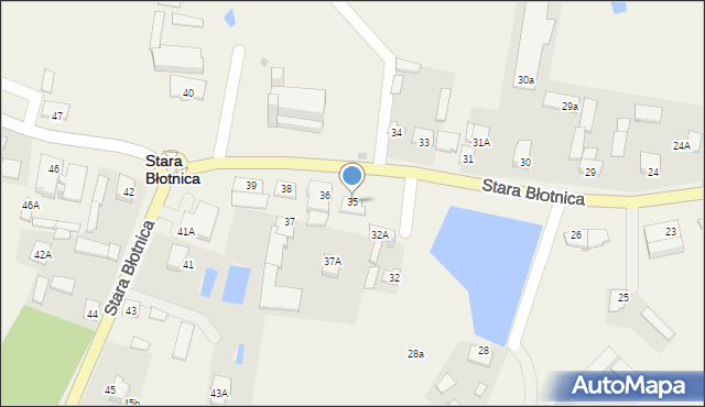 Stara Błotnica, Stara Błotnica, 35, mapa Stara Błotnica