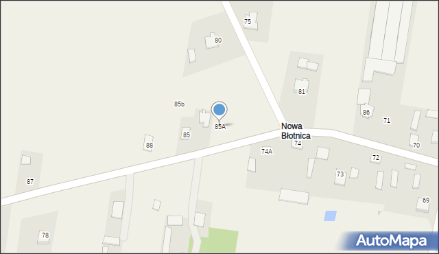 Stara Błotnica, Stara Błotnica, 85A, mapa Stara Błotnica