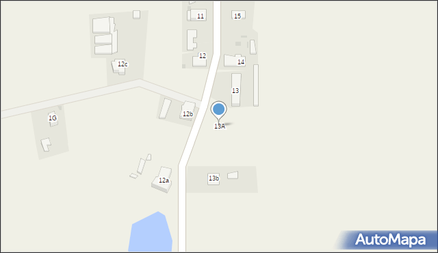 Stara Dąbrowa, Stara Dąbrowa, 13A, mapa Stara Dąbrowa