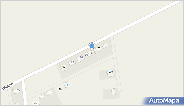 Stara Dąbrowa, Stara Dąbrowa, 57, mapa Stara Dąbrowa