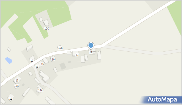 Stara Dąbrowa, Stara Dąbrowa, 18, mapa Stara Dąbrowa