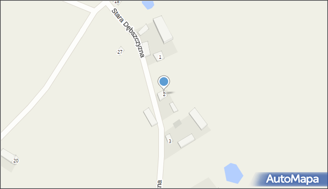 Stara Dębszczyzna, Stara Dębszczyzna, 2, mapa Stara Dębszczyzna