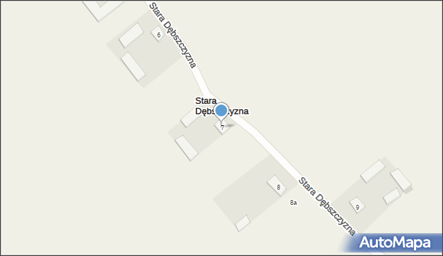 Stara Dębszczyzna, Stara Dębszczyzna, 7, mapa Stara Dębszczyzna