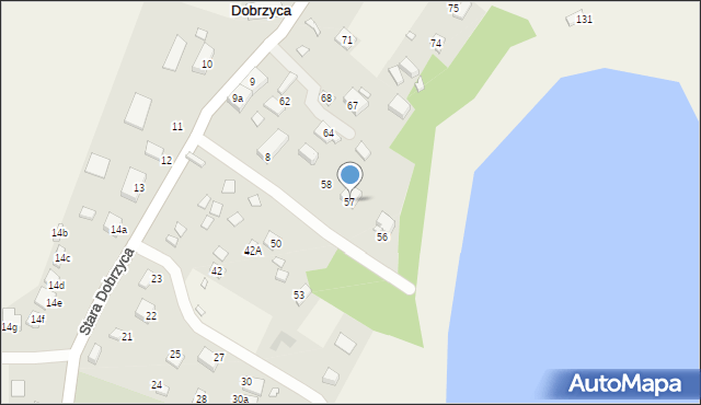 Stara Dobrzyca, Stara Dobrzyca, 57, mapa Stara Dobrzyca