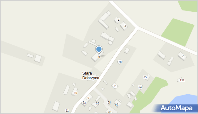 Stara Dobrzyca, Stara Dobrzyca, 6, mapa Stara Dobrzyca