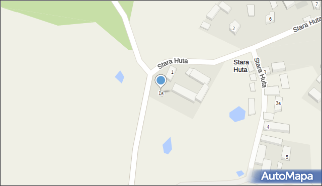 Stara Huta, Stara Huta, 1a, mapa Stara Huta