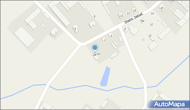 Stara Jakać, Stara Jakać, 7a, mapa Stara Jakać