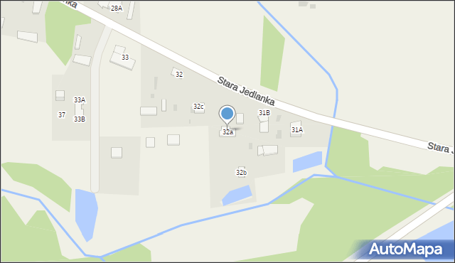 Stara Jedlanka, Stara Jedlanka, 32a, mapa Stara Jedlanka